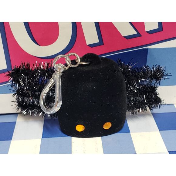 BBW Sparkly Halloween Spider Pocketbac Holder Clip Backpack Purse Bag Keychain - Picture 1 of 1